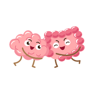 intestin microbiote et réflexion cérébrale